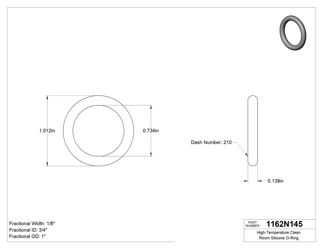 Technical drawing - 1162N145